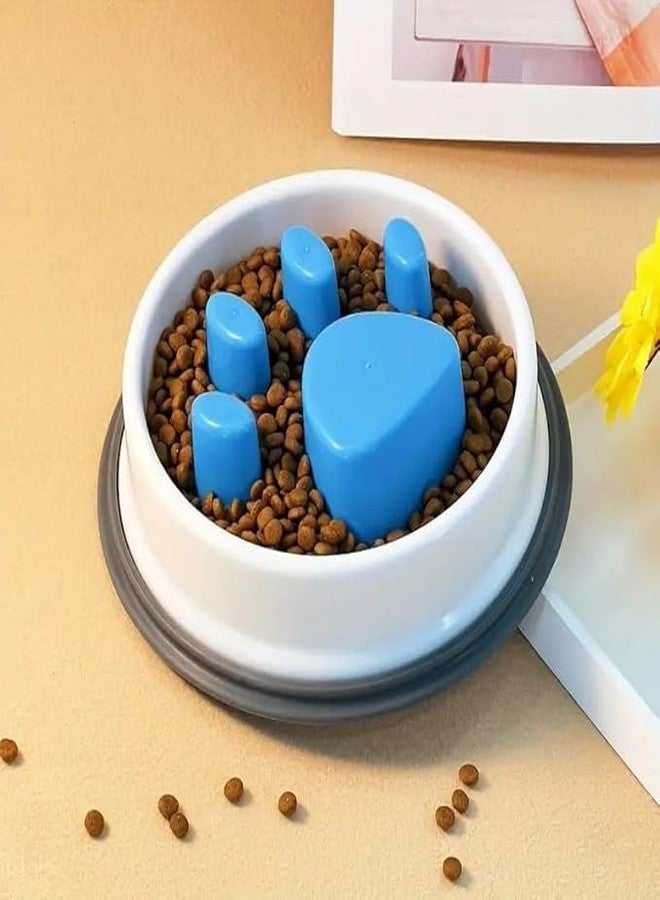 Bindex Pet Slow Feeder Bowl Slow Feeder Dog Fun Feeder No Chocking Slow Polypropylene Feeder Bloat Stop Food Water Bowl for Dog Cat with Funny Pattern - Image 3